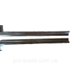 Заглушка відливу металевого коричнева