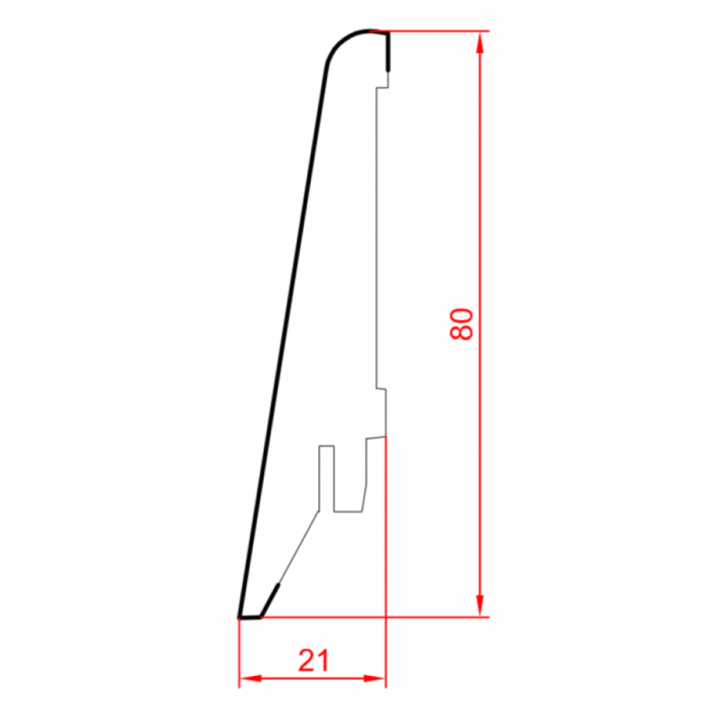 Плінтус ПП1682 Модрина
