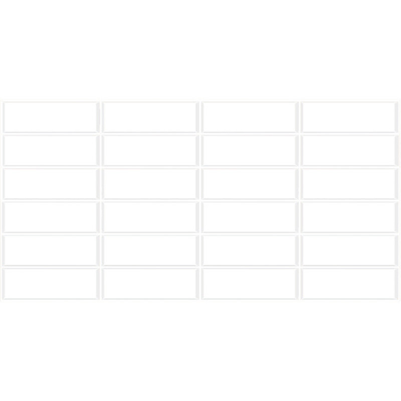 Панель ПВХ Grace Біла, білий шов (плитка)