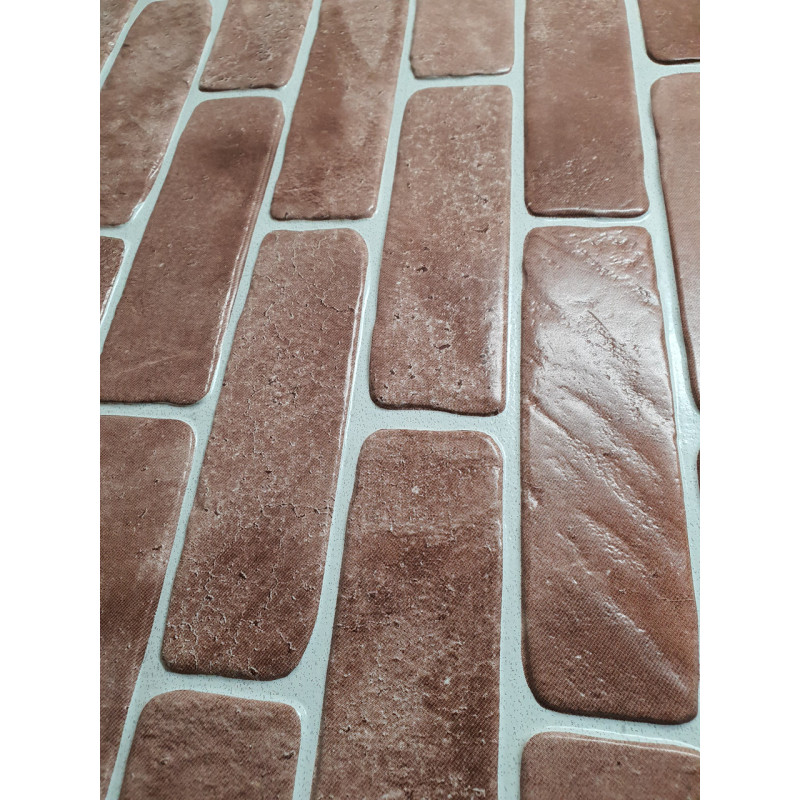 Панель ПВХ Grace Цегла старий коричневий