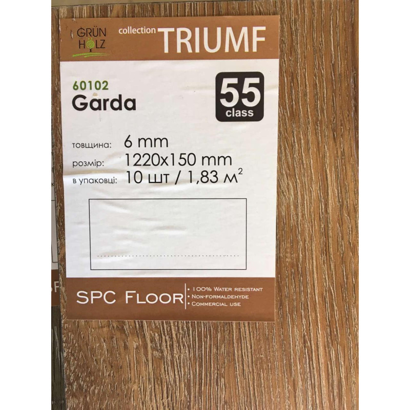 SPC ламінат Grun Holz Triumf - Garda VG 60102
