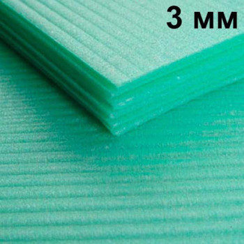 Підкладка полістиролова під ламінат Pro Floor 500х1000х3 мм Спінений полістирол для підлоги