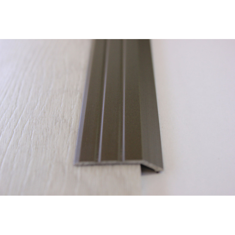 Алюмінієвий підлоговий поріг для перепаду в 5 мм, шириною 28 мм (АП-007)