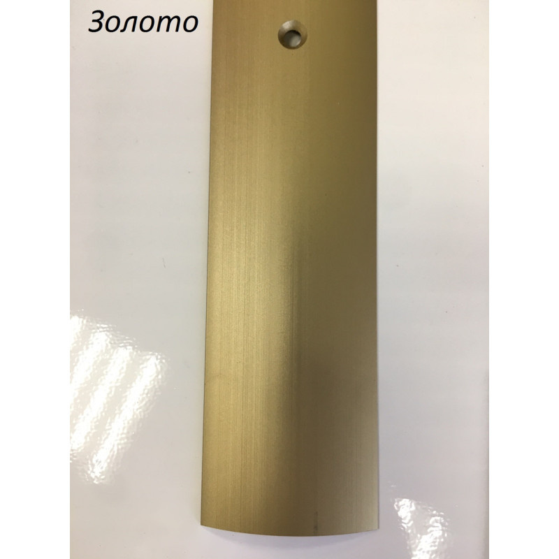 Алюмінієвий підлоговий поріг з прихованим кріпленням, шириною 39 мм (срібло)