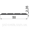 Підлоговий поріг алюмінієвий  шириною 50х2.35 мм, золото
