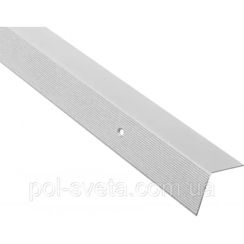 Кутовий алюмінієвий поріжок30*30ммУЛ-122 довжина 2700мм