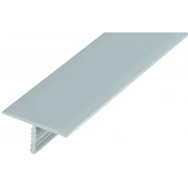 Профіль з'єднувальний Т-подібної форми, ширина 18 мм довжина 2,7 м, Срібло