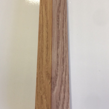 Декоративний алюмінієвий куточок 15х15 фиам світлий