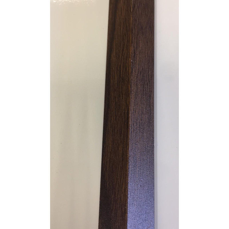 Декоративний алюмінієвий куточок 15х15 Горіх світлий