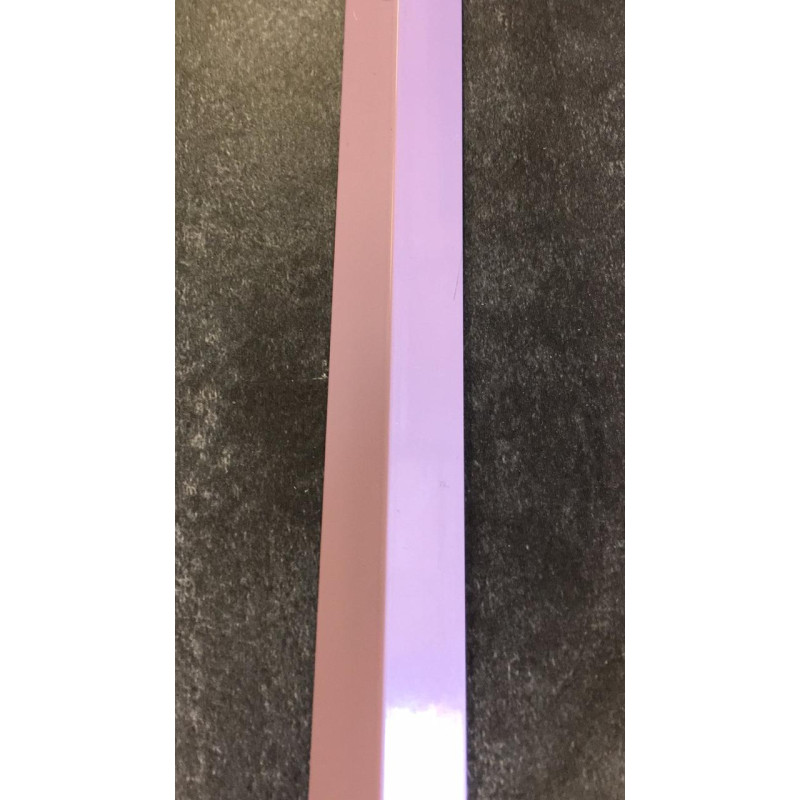 Декоративний алюмінієвий куточок 15х15 рожевий