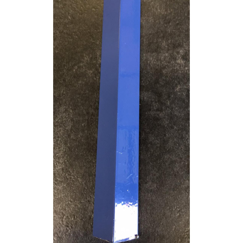 Декоративний алюмінієвий куточок 15х15 синьо-блакитний