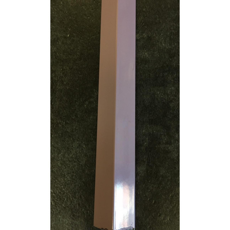 Декоративний алюмінієвий куточок 15х15 рожево-бузковий