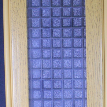 Двері міжкімнатні Symfonia складна (гармошка) зі склом ПВХ Vinci Decor Світлий дуб