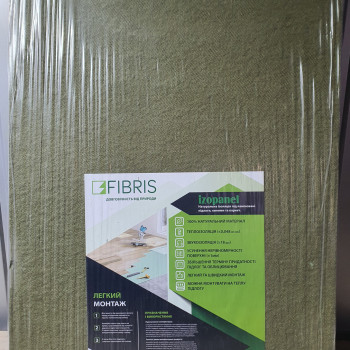 Підкладка під ламінат Fibris Izopanel Тихий хід 5.5 мм Теплоізоляційна підкладка під підлогове покриття