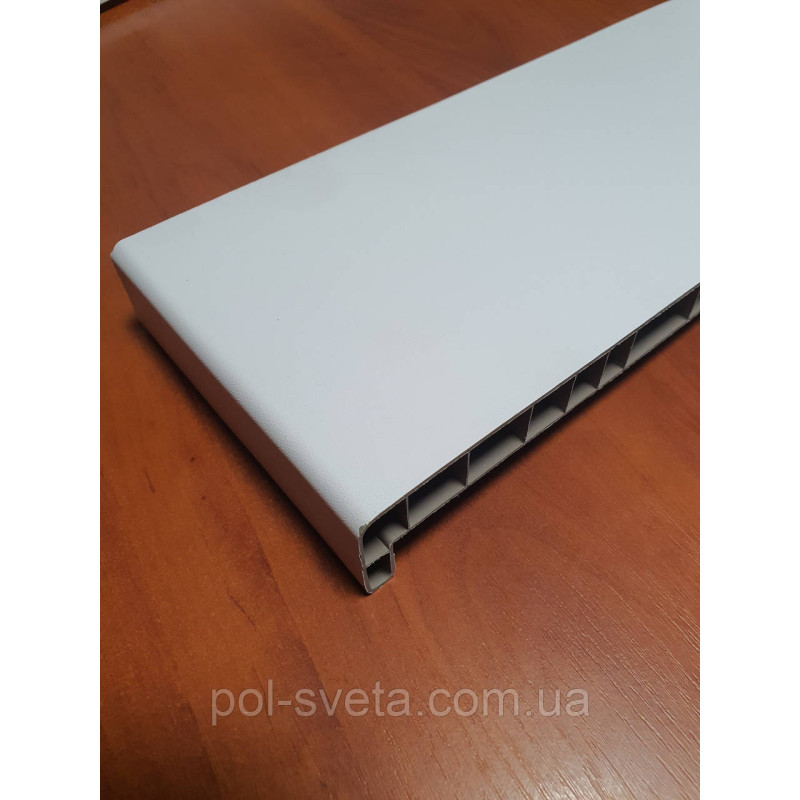 Підвіконня ПВХ PATRİOT білий 400 матовий