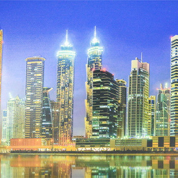 Панель ПВХ Grace Вечірній Дубай 602х1002 мм