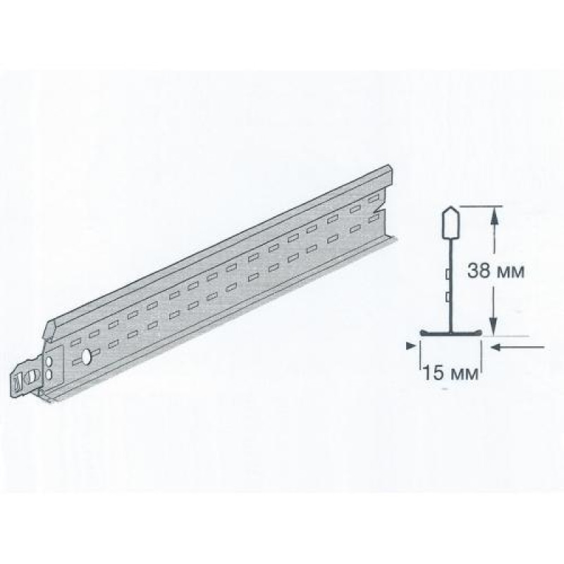 Профіль Armstrong для стелі 3 м, білий