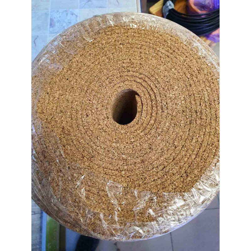 Коркова підкладка Eco Cork 5 мм 1м х 10 м Екологічна підкладка для підлоги Коркова підкладка під ламінат