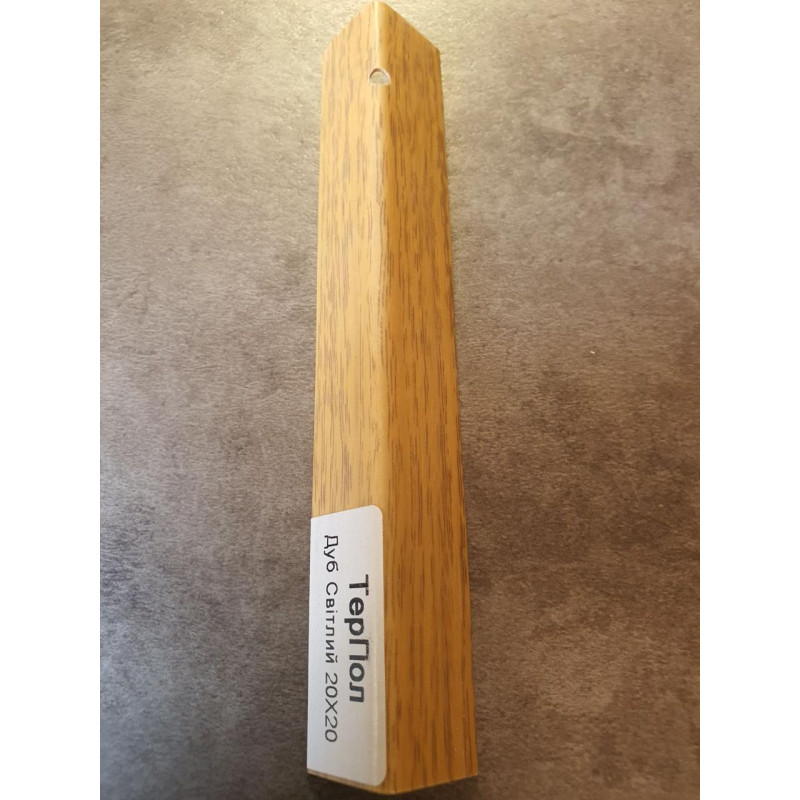 Декоративний куточок Дуб Світлий 20х20, 15х15 ТерПол