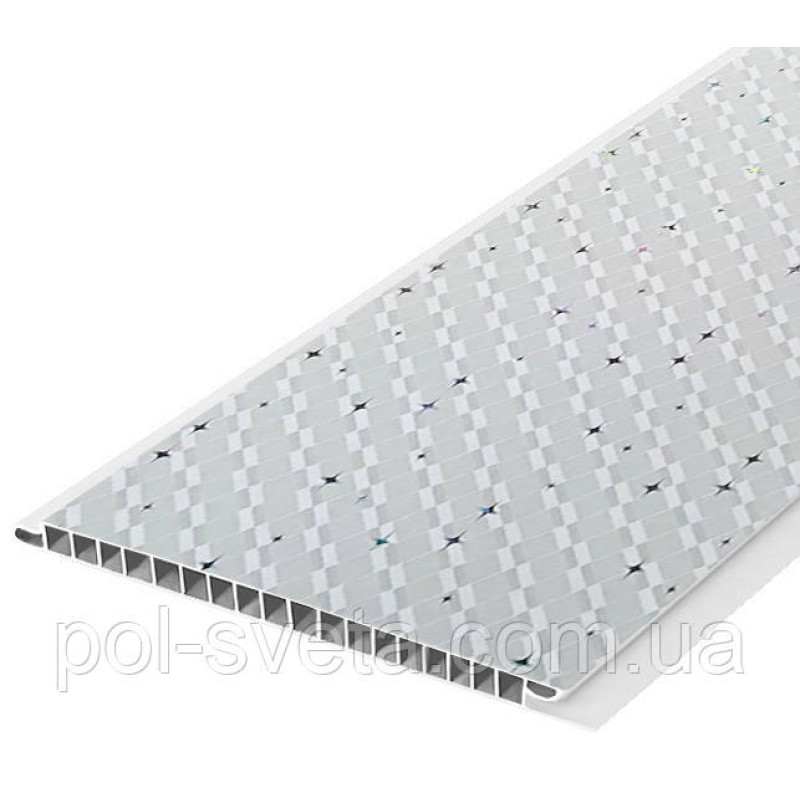 Панель пластикова Decomax Hollywood 6000х250х8 мм Декоративна панель пвх для кухні Листова панель