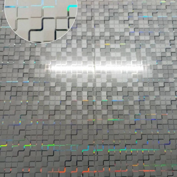 Панель пластикова Decomax Tetris 6000х250х8 мм Безшовні панелі пвх Вологостійкі пластикові панелі