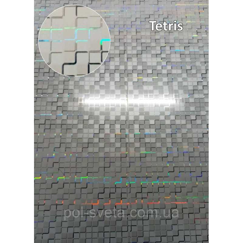 Панель пластикова Decomax Tetris 6000х250х8 мм Безшовні панелі пвх Вологостійкі пластикові панелі