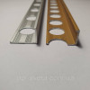 Алюмінієвий профіль для плитки зовнішний L-подібний 10 мм, Срібло