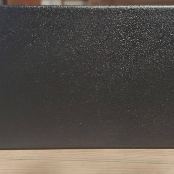 Плінтус Супер профіль ПП1280 Чорний 2800х79х12.5 мм Плоский плінтус для підлоги Чорний підлоговий плінтус