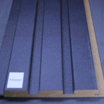 Стінові рейкові панелі Супер Профіль 12117 ( Антрацит )