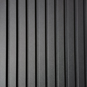 Стінові рейкові панелі Супер Профіль 12117 ( Антрацит )