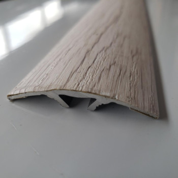 Алюмінієвий поріг із прихованим кріпленням завширшки 40 мм, Дуб Глазго (АП-013) 1800