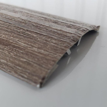 Алюмінієвий поріг з прихованим кріпленням 40 мм, Дуб Сантана (АП-013)