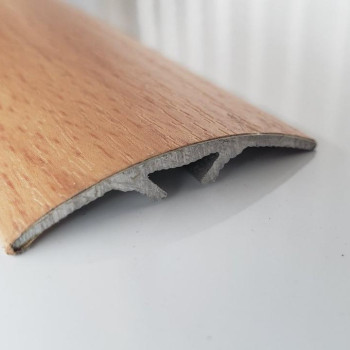 Алюмінієвий поріг із прихованим кріпленням завширшки 40 мм, Бук (АП-013) 2700