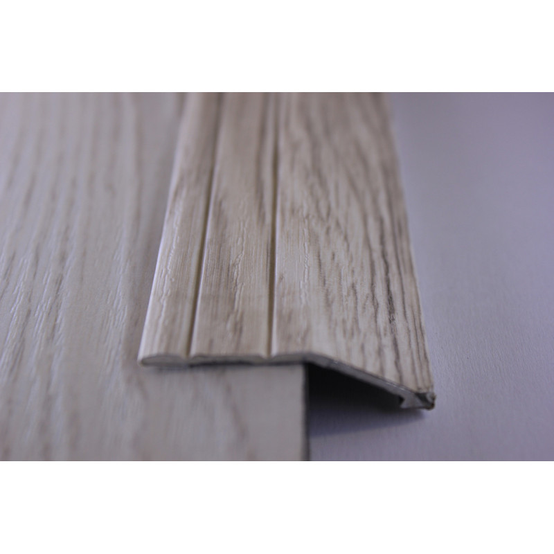 Алюмінієвий підлоговий поріг для перепаду в 12 мм, ширина 40 мм , Дуб Глазго ( АП-008)