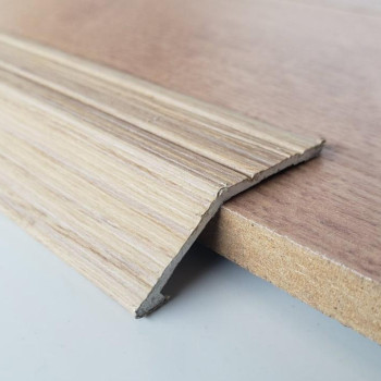 Алюмінієвий підлоговий поріг для перепаду 10 мм, ширина 40 мм, Дуб Сірий (АП-008) 2700