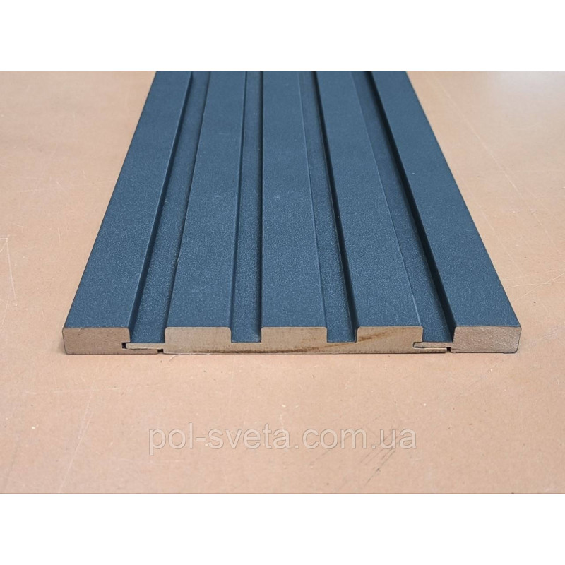 Стартова та фінішна планка МДФ ( Дуб, антрацит, венге, дуб сонома, пекан, титан гофті, білий, чорний)