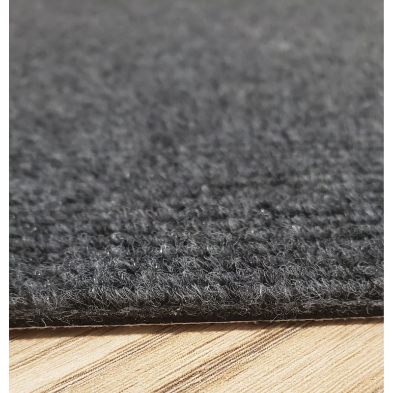 Самоклеюча плитка під ковролін 30х30 темно-сіра