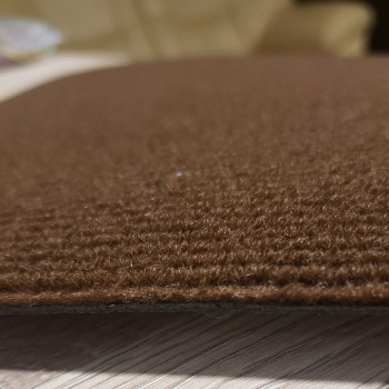 Самоклеюча плитка під ковролін 30х30 коричневий