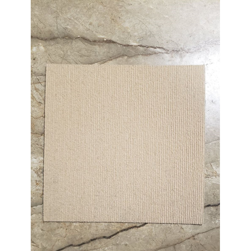 Самоклеюча плитка під ковролін 30х30 бежевий