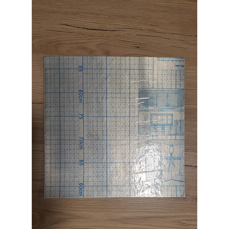 Самоклеюча плитка під ковролін 60х60 бежевий