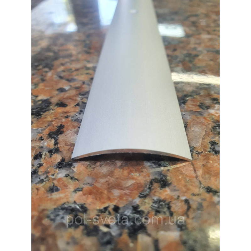 Алюмінієвий поріг ширина 28мм відкрите кріплння АП-004 довжина 1800мм