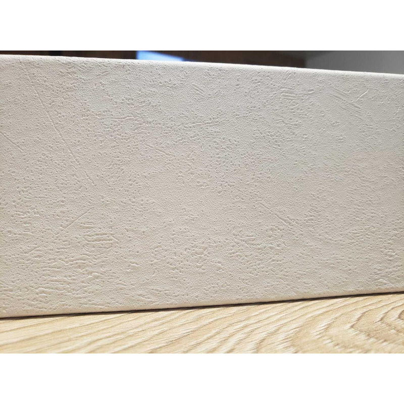 Плінтус Супер профіль ПП 1280 Цемент білий 2800х79х12.5 мм Прямий плінтус підлоговий Білий плінтус