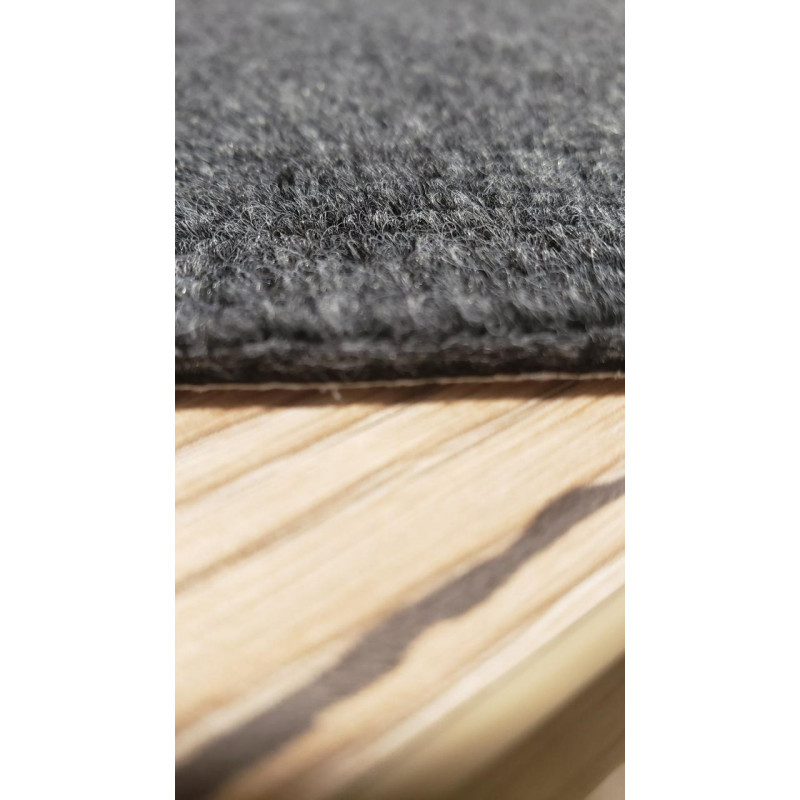 Самоклеюча плитка під ковролін 60х60 темно-сіра