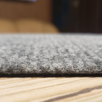 Самоклеюча плитка під ковролін 60х60 світло-сіра