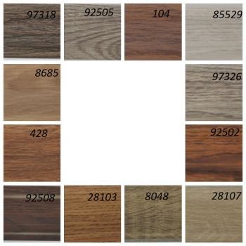 Зовнішній кут для плінтуса ПВХ  Дуб Альпійський 28107