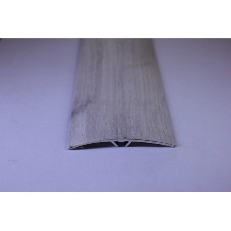 Напівкруглий підлоговий поріг шириною 60 мм, Ясінь Сірий (АП-014)