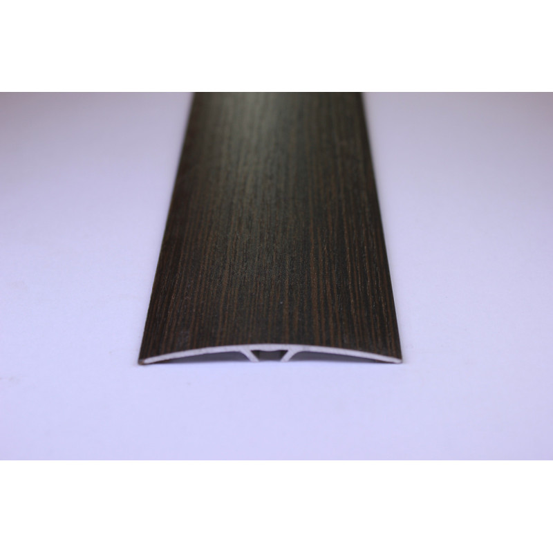 Напівкруглий підлоговий поріг шириною 60 мм, Венге (АП-014)