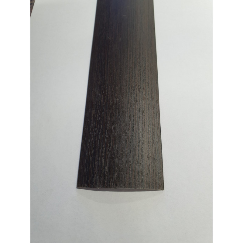 Напівкруглий підлоговий поріг шириною 60 мм, Венге (АП-014)