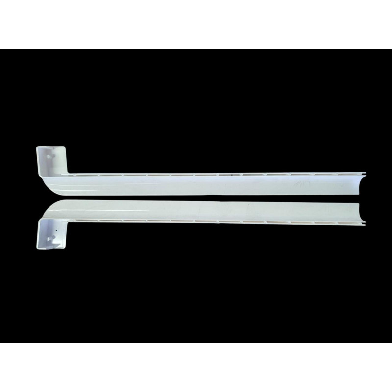 Заглушка пвх біла до металевого відливу, довжина 280 мм