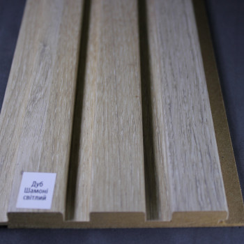 Стінові панелі МДФ Суперпрофіль 12117 Дуб Шамоні Світлий